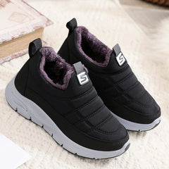 【35-40】Водоустойчиви, неплъзгащи се, удебелени памучни обувки, обувки за сняг, обувки за сняг