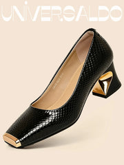 ✨🔥【горещи продажби】 Нови обувки с дебел ток – френски стил, идеалният избор за ежедневно носене