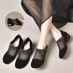 🔥【35-41】🏆✨Нови кухи мрежести токчета с мека подметка за жени