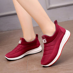 ✨👟【50% ОТСТЪПКА】Водоустойчиви, неплъзгащи се, удебелени памучни обувки, обувки за сняг, обувки за сняг