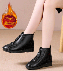 🔥Дамски зимни ботуши с мека подметка и цип, стилни и удобни.