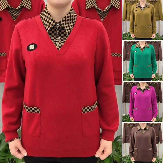 Фалшива ежедневна карирана риза от две части за 2025 г.