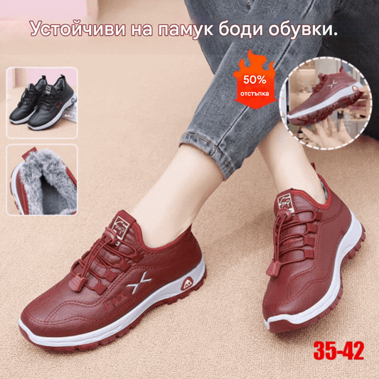 ✨【36-42】Ръчно изработени дамски кадифени памучни ботуши в нов стил, зимни