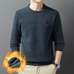 🔥【M-4XL】Нов зимен мъжки кадифен пуловер, стилен ежедневен трикотаж