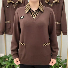 Фалшива ежедневна карирана риза от две части за 2025 г.