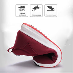 ✨👟【50% ОТСТЪПКА】Водоустойчиви, неплъзгащи се, удебелени памучни обувки, обувки за сняг, обувки за сняг