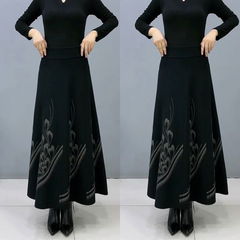 👗🎀【S-3XL】Есенно-зимна удебелена вълнена пола