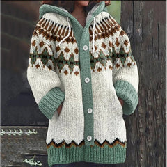 ⛄【S-5XL】✨Ново елегантно ретро яке с качулка за есен и зима