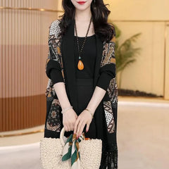 💖Ново плетено палто с шал