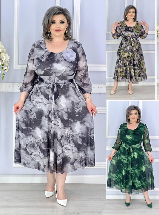 👗🔥【S-5XL】Нова елегантна и удобна рокля от 2025 г.