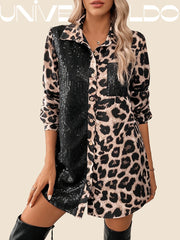 Блуза с Леопардов Принт, Ламарина и Копчета