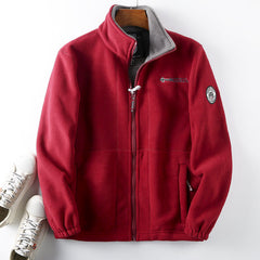 🔥Топло мъжко двулицево вълнено палто