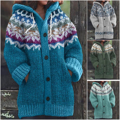 ⛄【S-5XL】✨Ново елегантно ретро яке с качулка за есен и зима