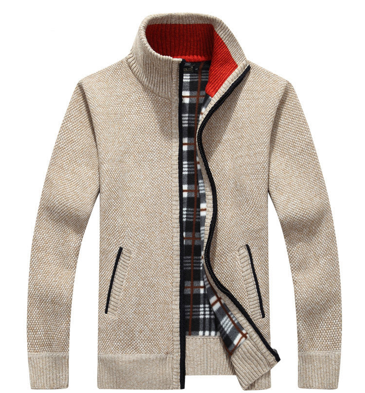 🧥Ново мъжко свободно вълнено палто