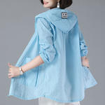 【M-5XL】Леко слънцезащитно яке със средна дължина