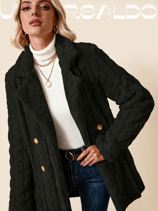 Яке с Отложна Яка, Двойни Копчета и Кашмирена Повърхност