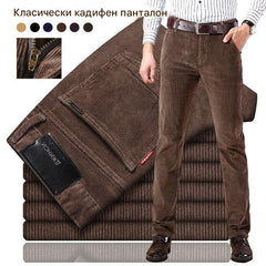 🏆 Най-продаван 【-50% отстъпка 🔥🔥】Мъжки класически кадифени панталони