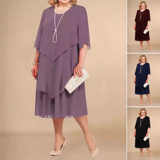 💟🔥【L-5XL】2025 нова елегантна и удобна рокля