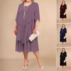 💟🔥【L-5XL】2025 нова елегантна и удобна рокля