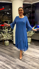 【S-5XL】❤️🔥Нова висококачествена шифонена рокля