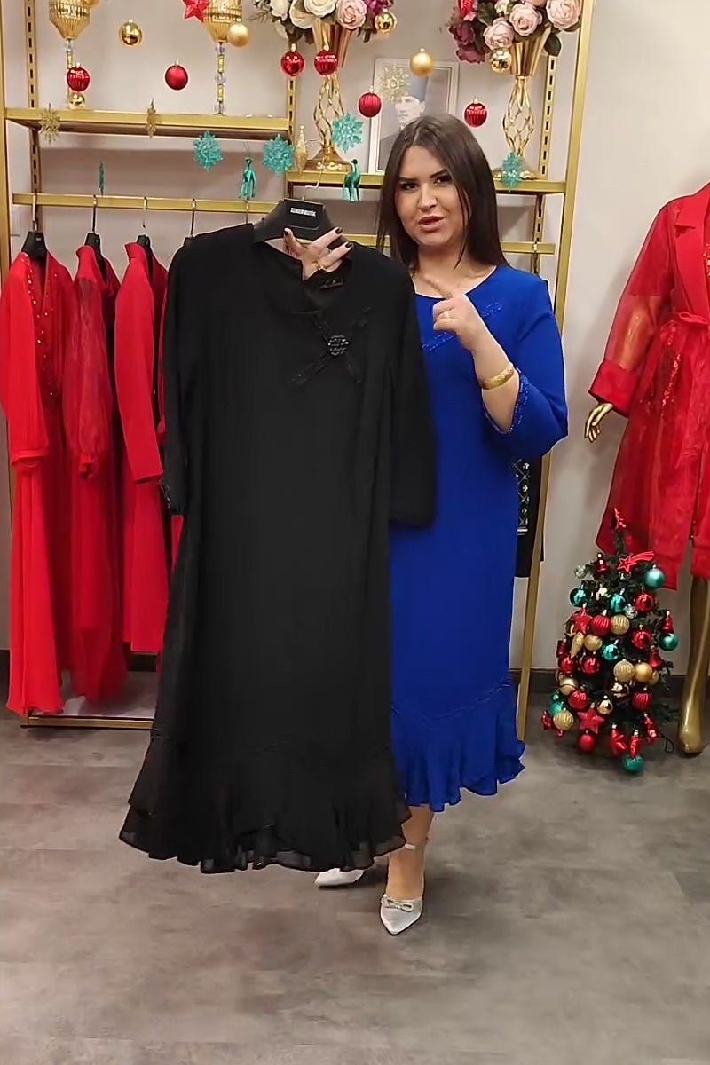 【S-3XL】💕💕2025 модна ежедневна рокля с изящна бродерия