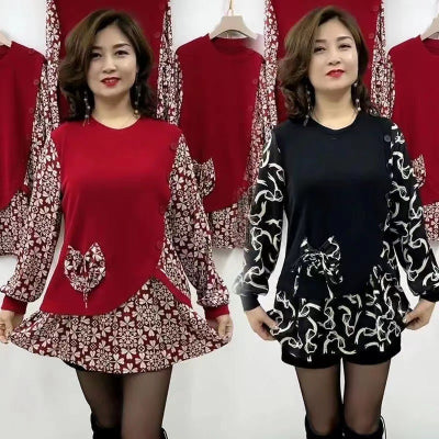 🔥Специална оферта за ограничено време🔥✨🍁Топ с есенен щампа (M-6XL)