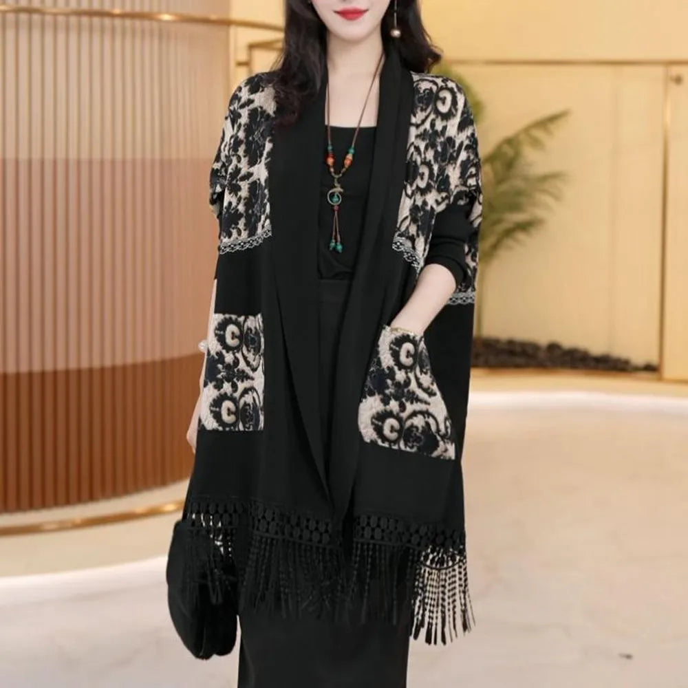 💖Ново плетено палто с шал