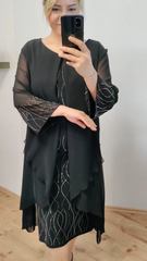【S-5XL】🌷🔥Нова модна шифонена рокля за 2025 г.