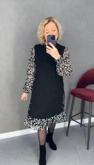 🔥🥰【S-3XL】Новата зимна рокля на цветя, удобна и топла