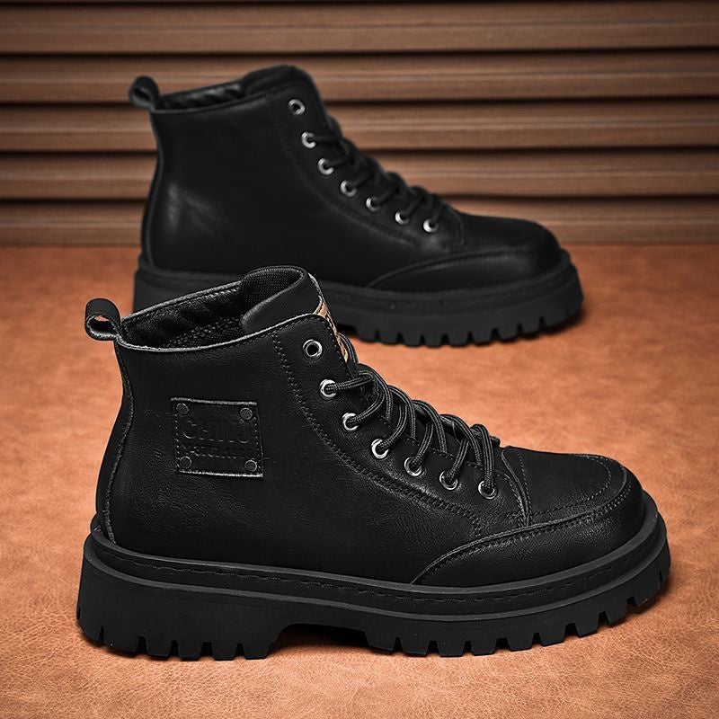 💪Мъжки ретро високи обувки, ретро британски стил