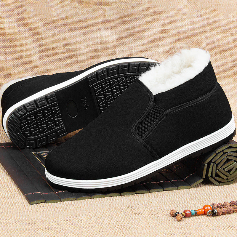 🔥【най-продавани】👟 Есенни и зимни ботуши за средна възраст и стари удебелени кадифени топли ботуши за сняг