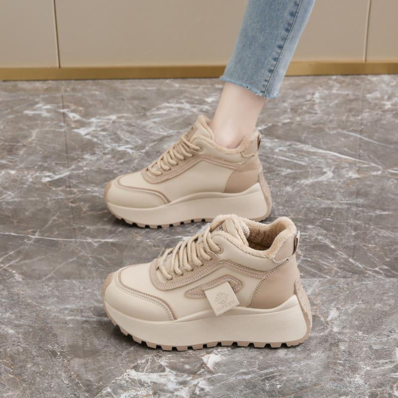 ❄️Ново зимно поступление❄️ Дамски спортни и ежедневни обувки с подплата от полар, увеличаващи височината