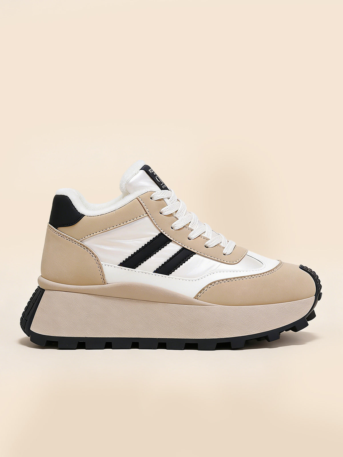 Топли Високи Ретро Спортни Обувки с Дебела Подметка