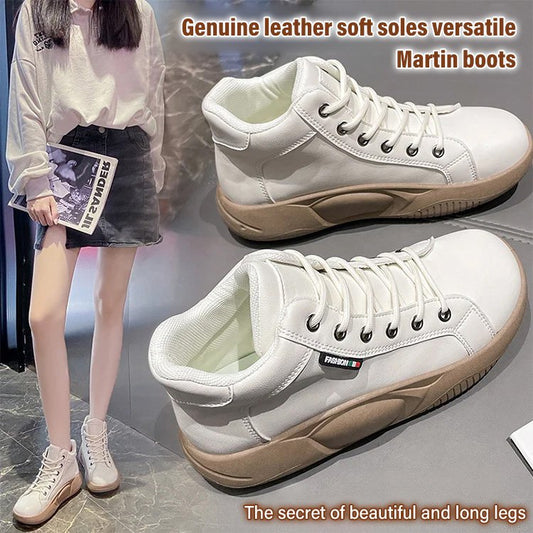 【Нови постъпления за есента и зимата】Висококачествени кожени високи ботуши Martin