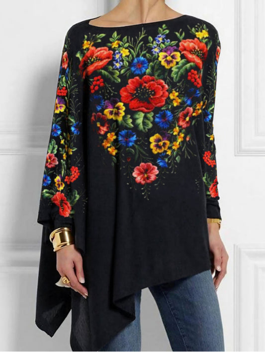 😍【S-5XL】Нови есенни и зимни ретро печатни топове