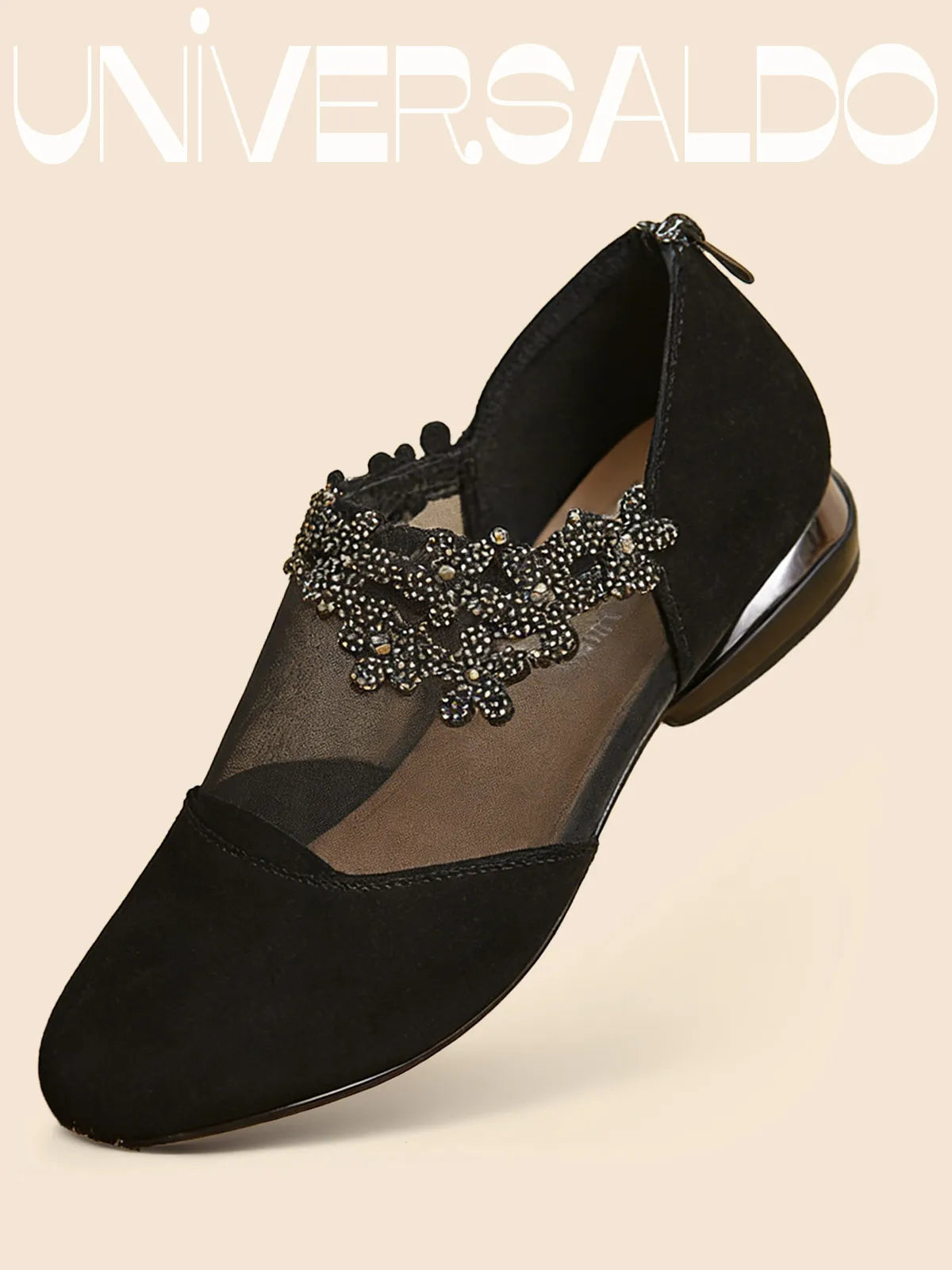 Нови кухи мрежести токчета с мека подметка за жени