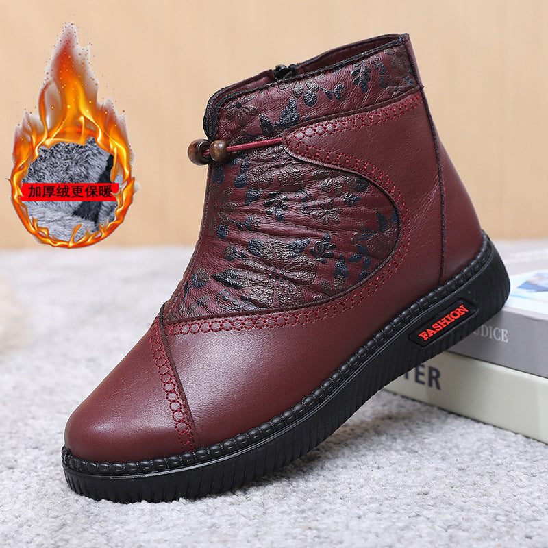 🔥Нови дамски зимни обувки, мека подметка, неплъзгаща се, с поларена подплата за топлина