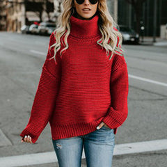 🧥【M-3XL】Ново есенно зимно плетено яке с високо яке за жени