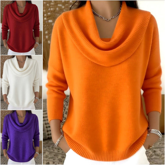 50% ОТСТЪПКА🔥🌷【S-3XL】⛄✨Нови есенно/зимни модерни дамски едноцветни плетива