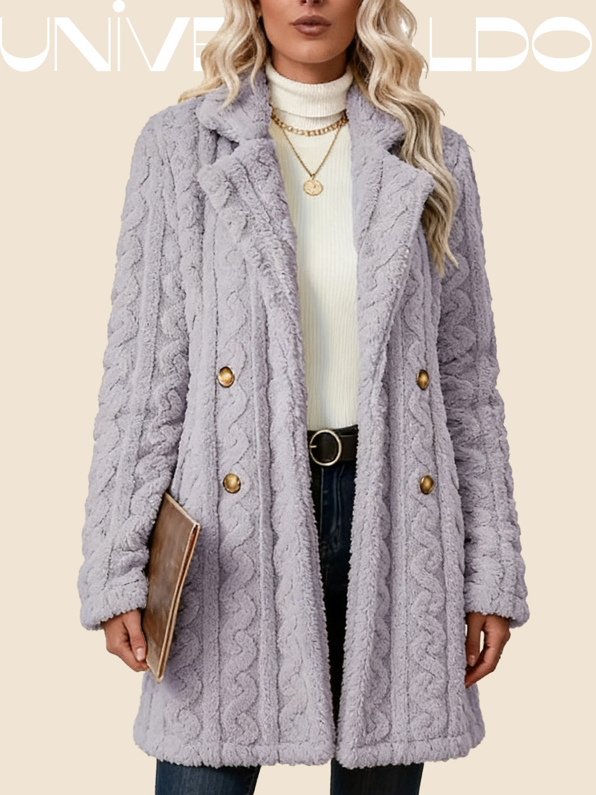 Яке с Отложна Яка, Двойни Копчета и Кашмирена Повърхност