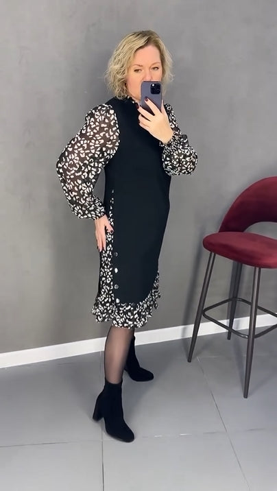 🔥🥰【S-3XL】Новата зимна рокля на цветя, удобна и топла