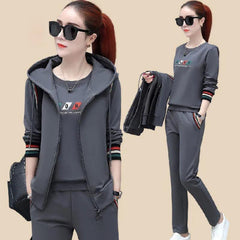 【горещи продажби】][Моден комплект от 3 части] Ежедневен спортен комплект от 3 части
