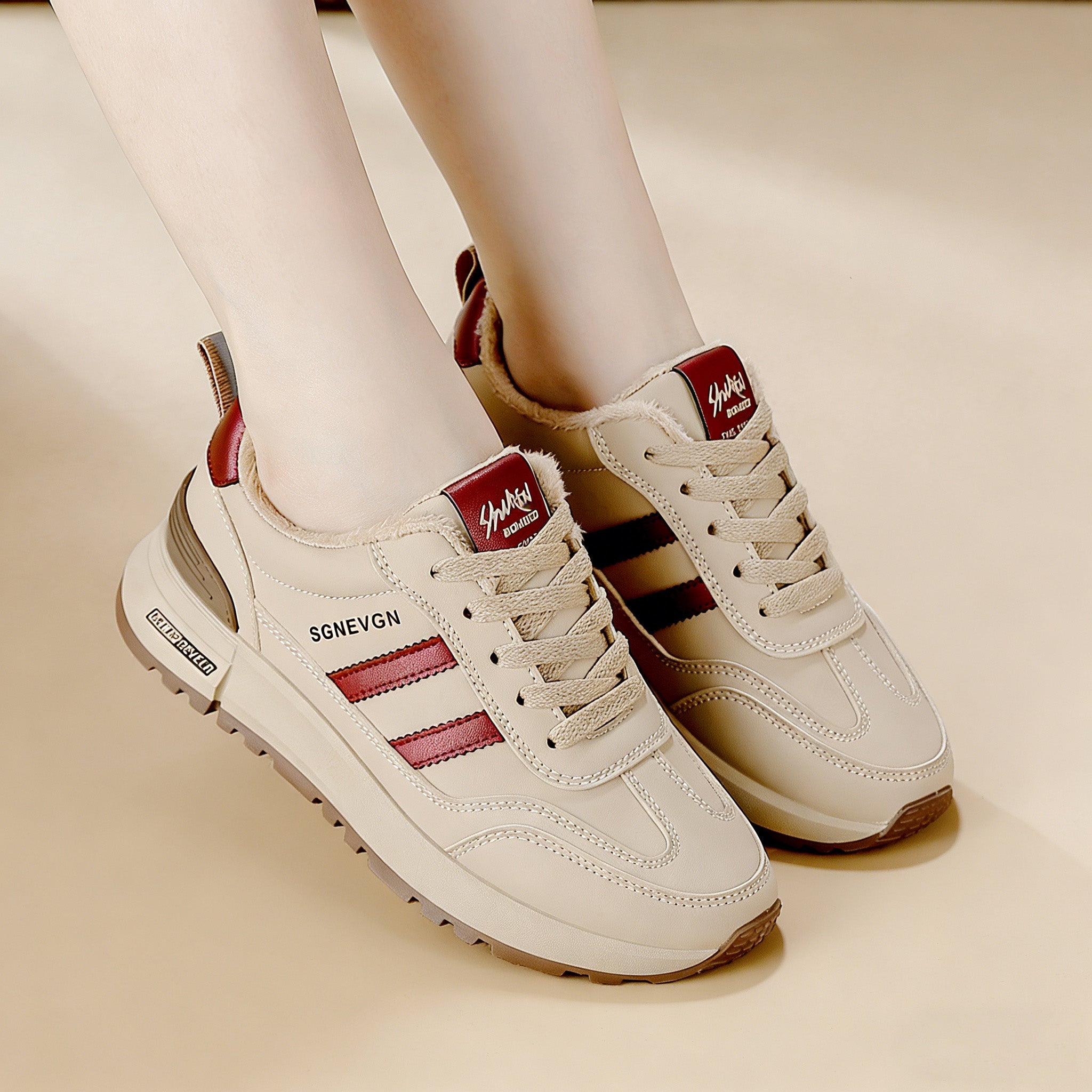 Топли Зимни Обувки С Дебела Подметка И Подплата