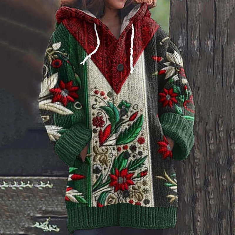 🥰[S-5XL] 2026 зимен удобен дамски ретро пуловер в нов стил