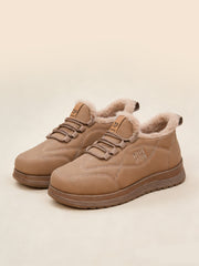 Зимни Памучни Обувки с Мека и Дебела Подметка Без Връзки