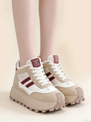 Топли Високи Ретро Спортни Обувки с Дебела Подметка