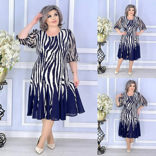 💙【Гореща разпродажба】🌸【S-5XL】Нова елегантна лятна рокля за фестивали