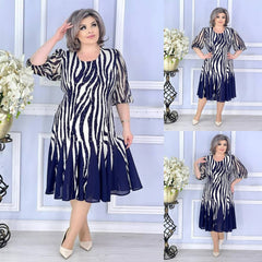 💙【Гореща разпродажба】🌸【S-5XL】Нова елегантна лятна рокля за фестивали