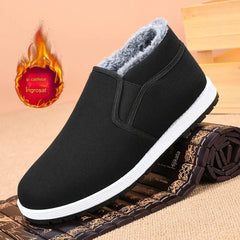 🔥【най-продавани】👟 Есенни и зимни ботуши за средна възраст и стари удебелени кадифени топли ботуши за сняг