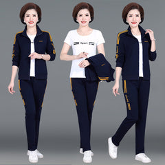 🔥【Яке + Панталон】💕Нов ежедневен спортен комплект от три части